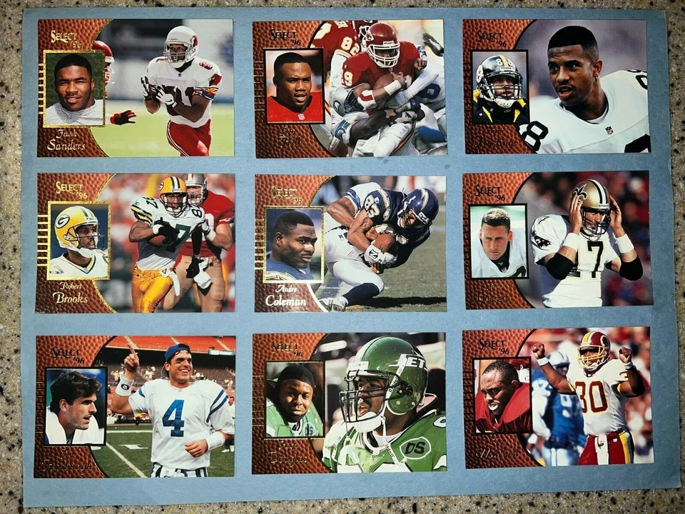 1996 PINNACLE SELECT FOOTBALL CARDS YOU CHOOSE 1-200 NFL CARD FREE SHIPPING - Image 3 of 4
