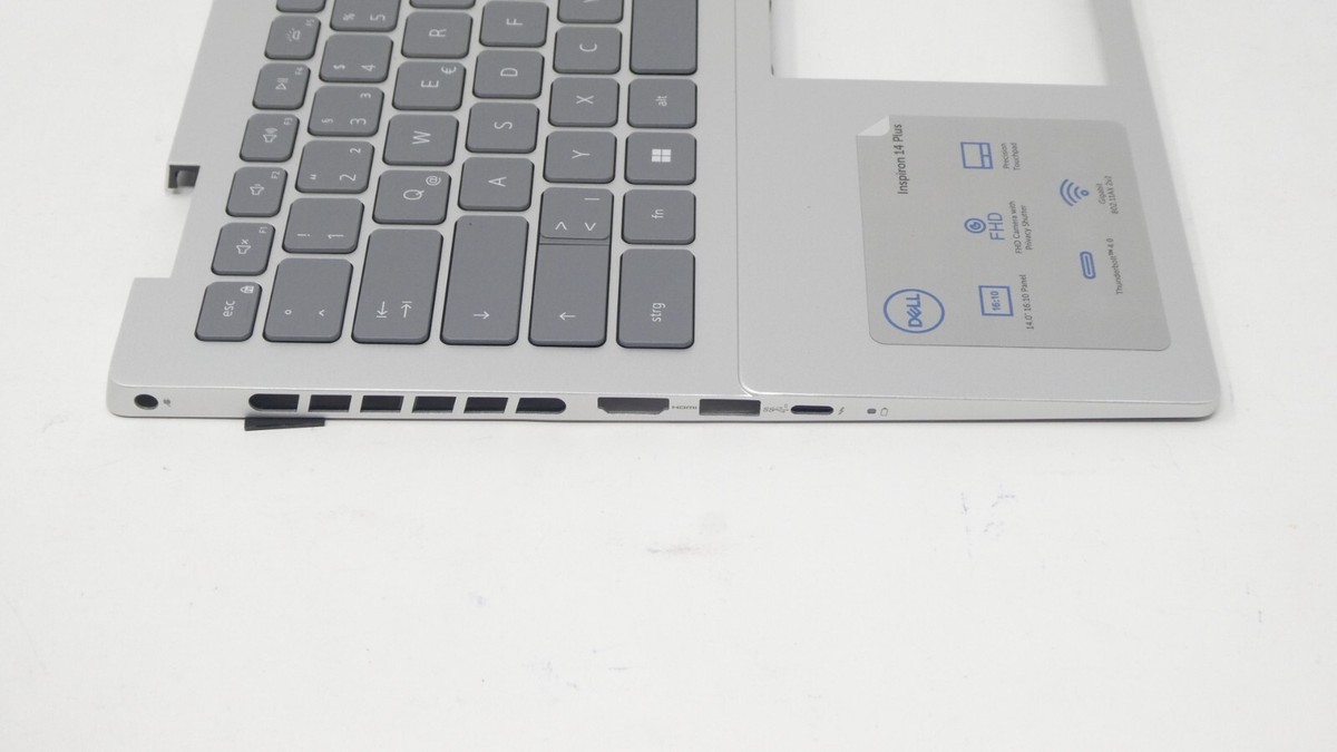 Dell Inspiron 14+ 7430 Palmrest & German Backlit Keyboard Assembly