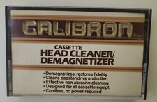 Calibron Cassette Head Cleaner/Demagnetizer Tape: Cleans Capstan  Roller