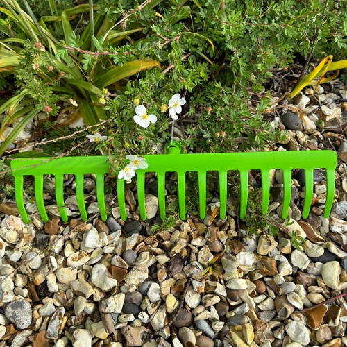 Heavy Duty Steel Rake Leaf Lawn Leaves Garden 33, 39, 44, 50 cm 115 cm Handle - Picture 22 of 35