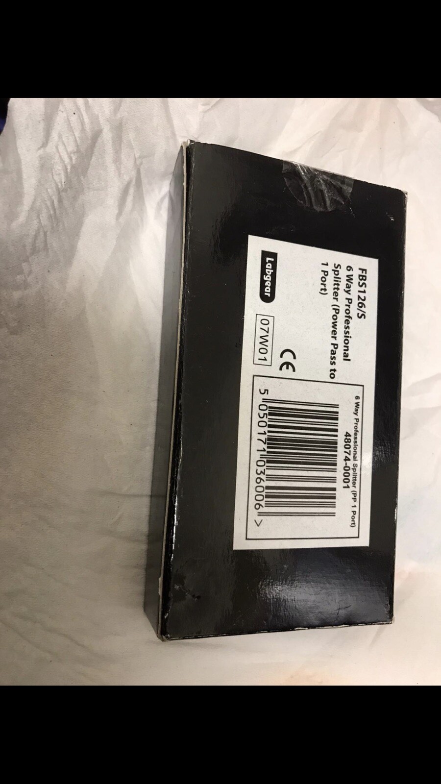 LABGEAR FBS126 6 WAY DIGITAL TV AERIAL SPLITTER WITH POWER PASS