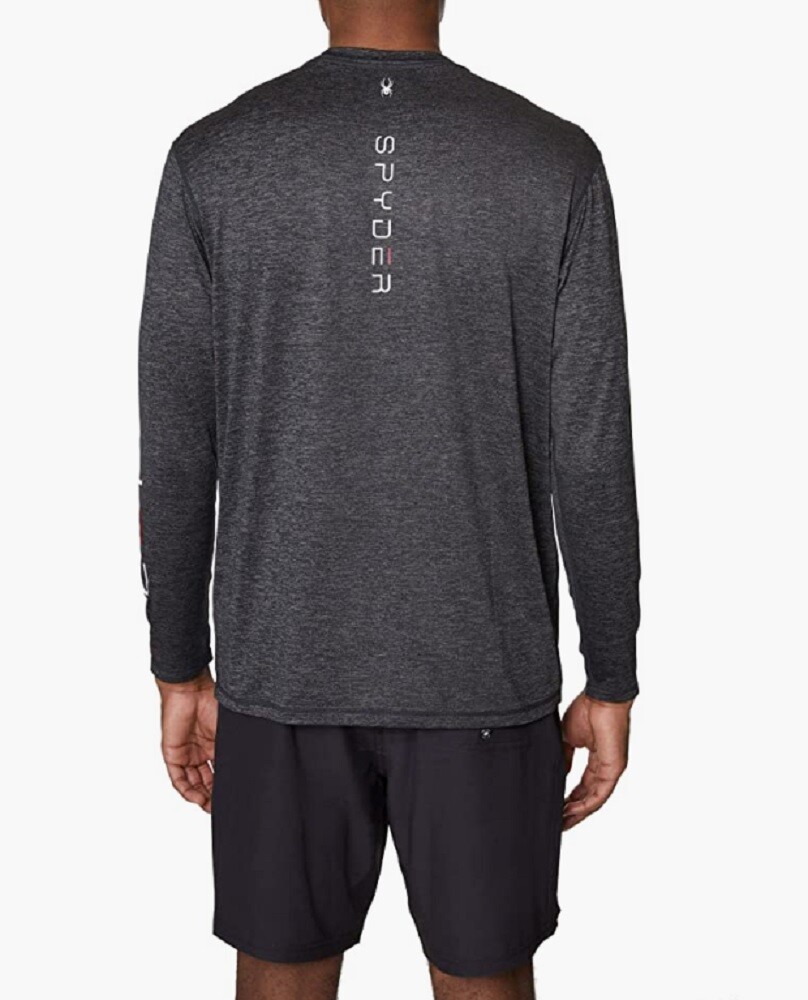 Spyder Swim Herren Badeshirt – Langärmelig, LSF 50+, Schnell Trocknend, Atmungsaktiv