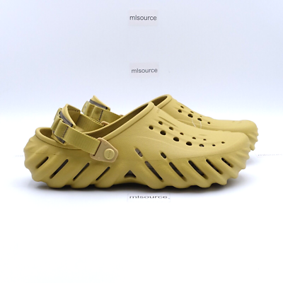 Size 12 Men's Crocs Echo Clogs 207937-76A Desert Grass | eBay