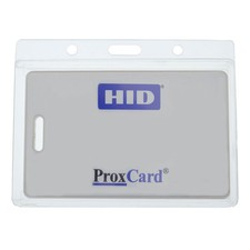 10 Pack- HID Clamshell Cards Rigid Horizontal Badge Holders -70 Mil Prox Card II