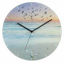 TFA 60.3042.90 Wanduhr analog Design Glas 300 mm Individualisierbar Uhr