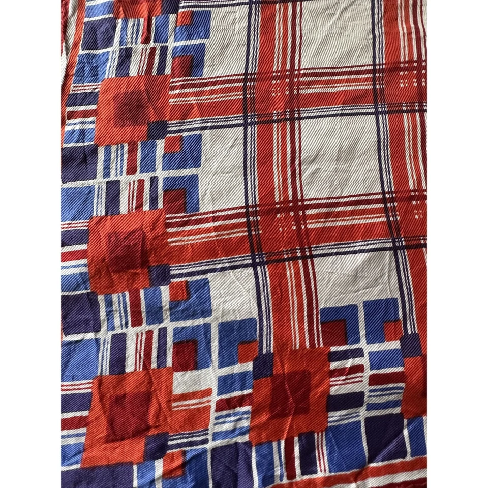 Винтажный шарф 1960-х Vera Neumann с геометрическим узором носовой платок - Изображение 2 из 4