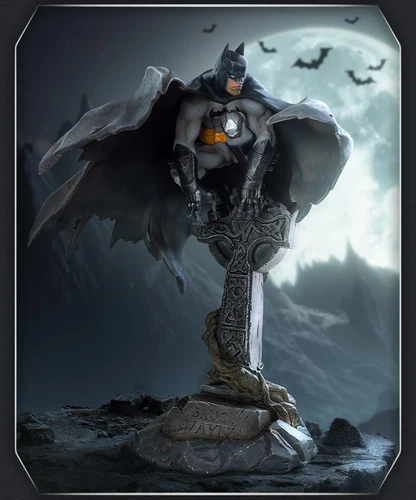 Autentico giocattolo POPMART DC Reborn Batman figure nuovo regalo - Foto 12 di 14