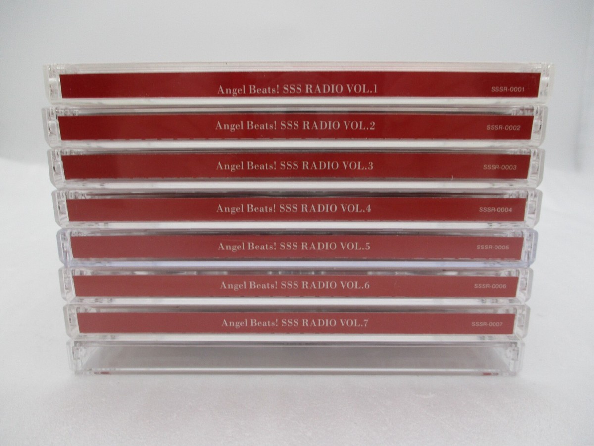 CD Angel Beats! SSS RADIO VOL.1 - 7 & Special 01 Japan CD Angel Beats! SSS RADIO VOL.1 - 7 & Special 01 Japan