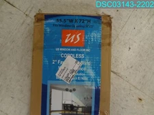 US Window And Floor 2" Faux Wood 33.5" W x 64" H, Inside Mount Cordless Blinds