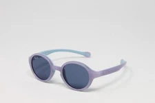 Ray Ban JR Kids Sunglasses RJ9075S 709980 Violet on Rubber Light Blue 37mm NEW