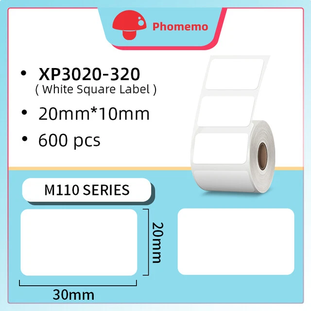 Bluetooth Label Maker M108 for Small Business Shipping Address Stickers