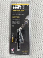 KLEIN TOOLS POWER CONDUIT REAMER 1/2",3/4", 1" CONDUIT 85091 FACTORY SEALED