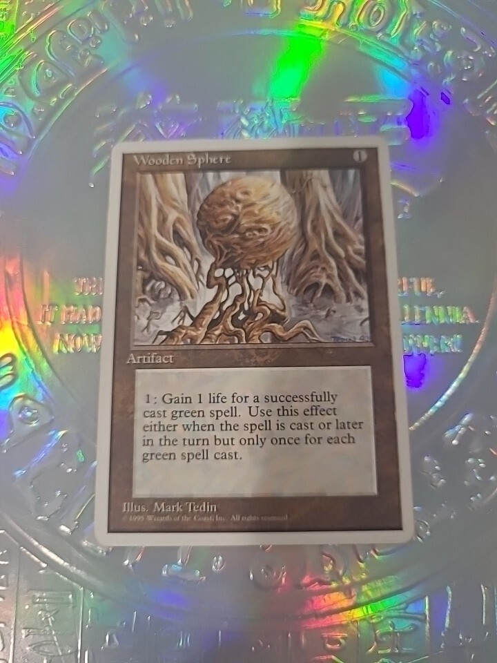 MTG Magic Wooden Sphere Fourth Edition LP
