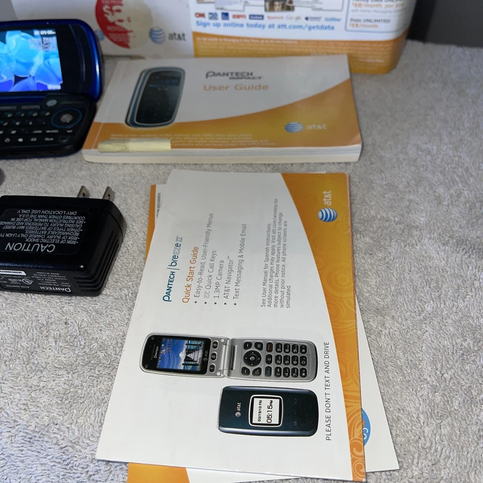 Pantech Impact P7000 - Blue (AT&T) Smartphone - Image 3 of 4