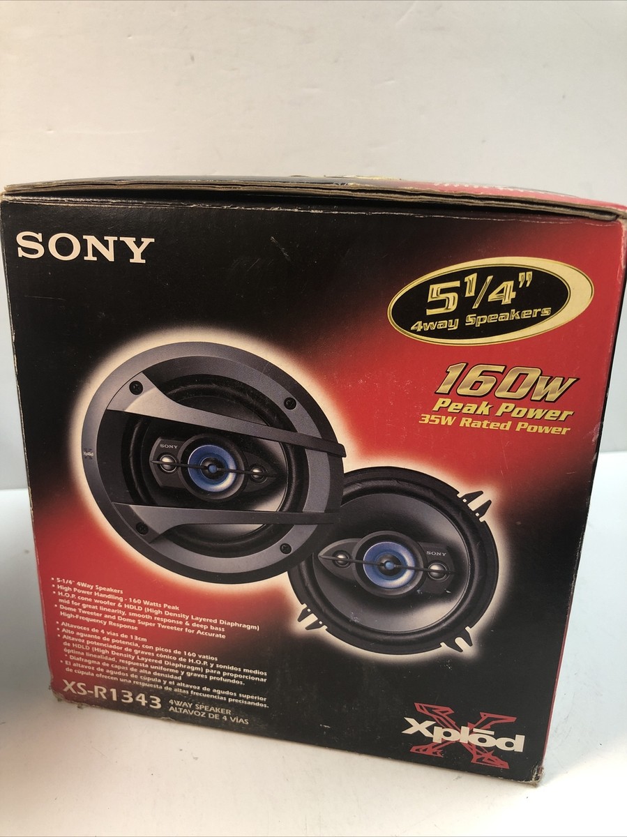 Sony XS-R1611 Xplod 2Way Speakers 6 1/2