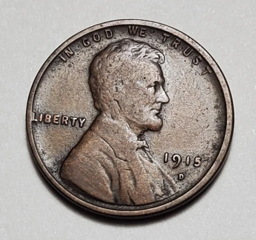 1915-D Lincoln Wheat Cent — photo from the most recent tracked eBay sale