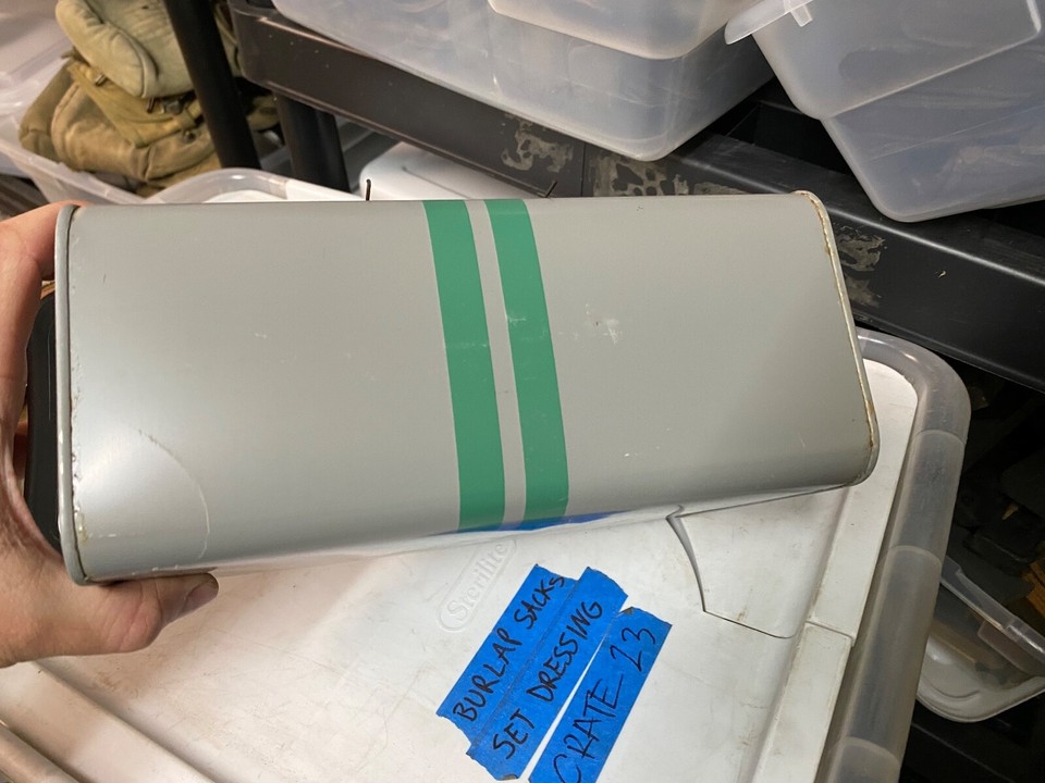 ORIGINAL WWII US ARMY CHEMICAL CORPS HD GAS MIND INERT EMPTY CONTAINER