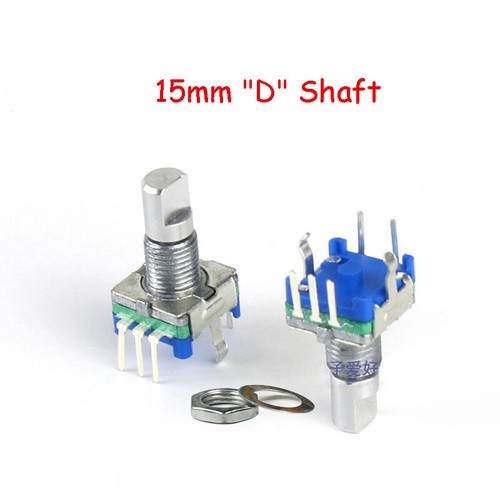 Rotary Shaft Encoder EC11 5Pin Digital Potentiometer With Push Switch 10/15/20mm - Picture 13 of 17