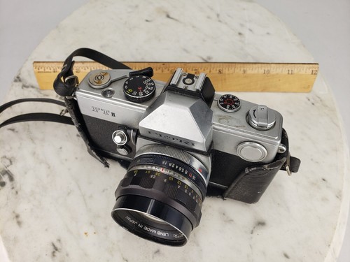 Vintage Petri FT II Silver Manual Focus 35mm SLR Film Camera With Case - Picture 3 of 12