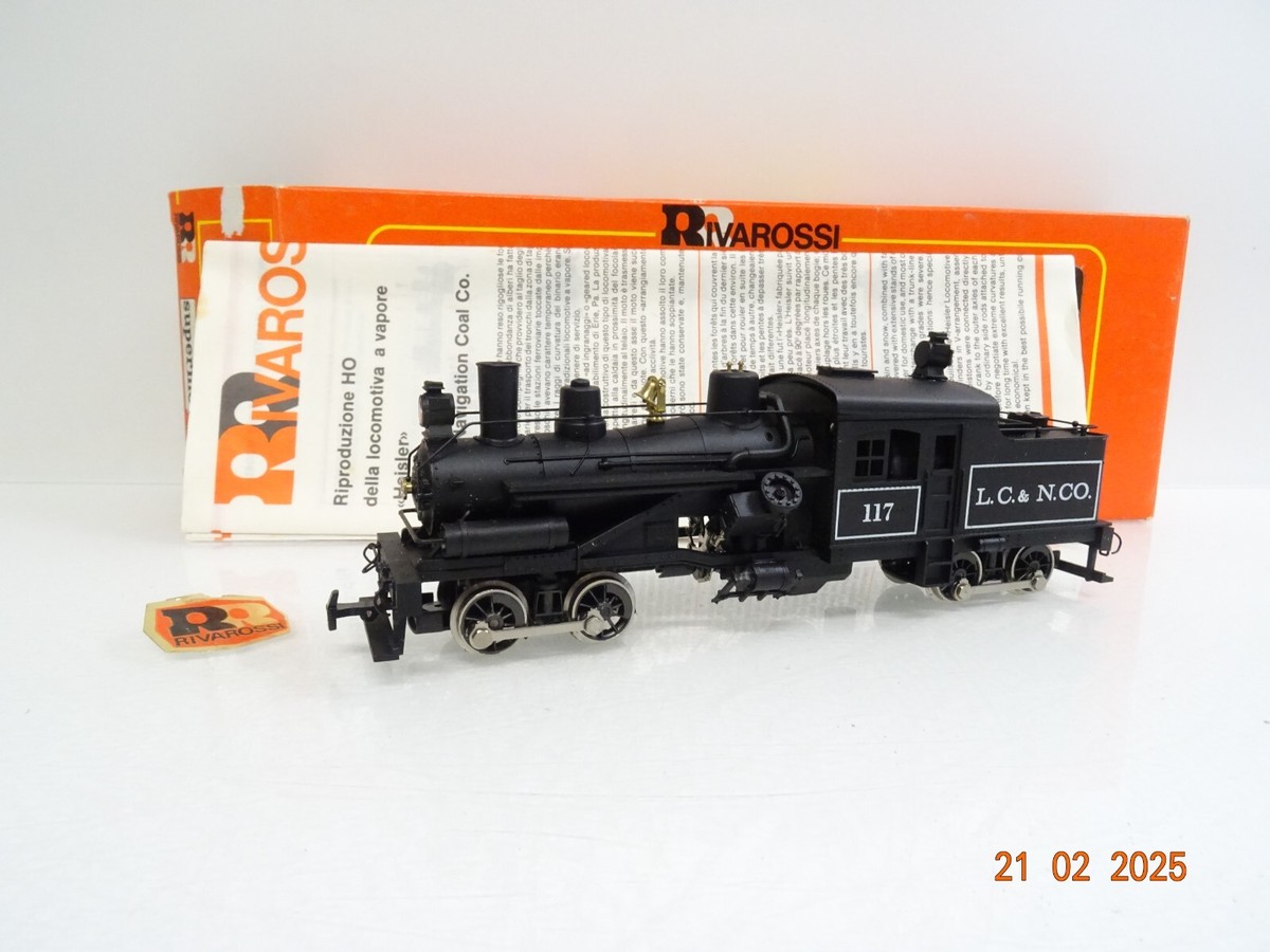Rivarossi H0 1219 US Dampflok Heisler L-C-&N.Co. in OVP LE8800 | eBay