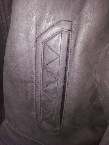 Tarpey Mans Leather Jacket size 44 /Dark Brown / 4 Outer Pockets + 2 Inner - Picture 5 of 12