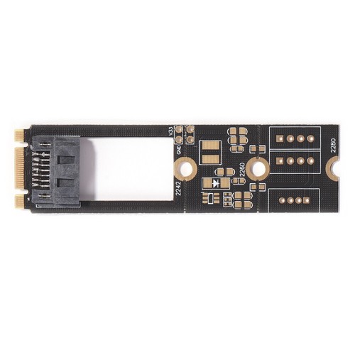 M.2 B-M Key to SATA3.0 7 Pin Riser Adapter Card for 2242 2260 2280 SDD - Afbeelding 2 van 8