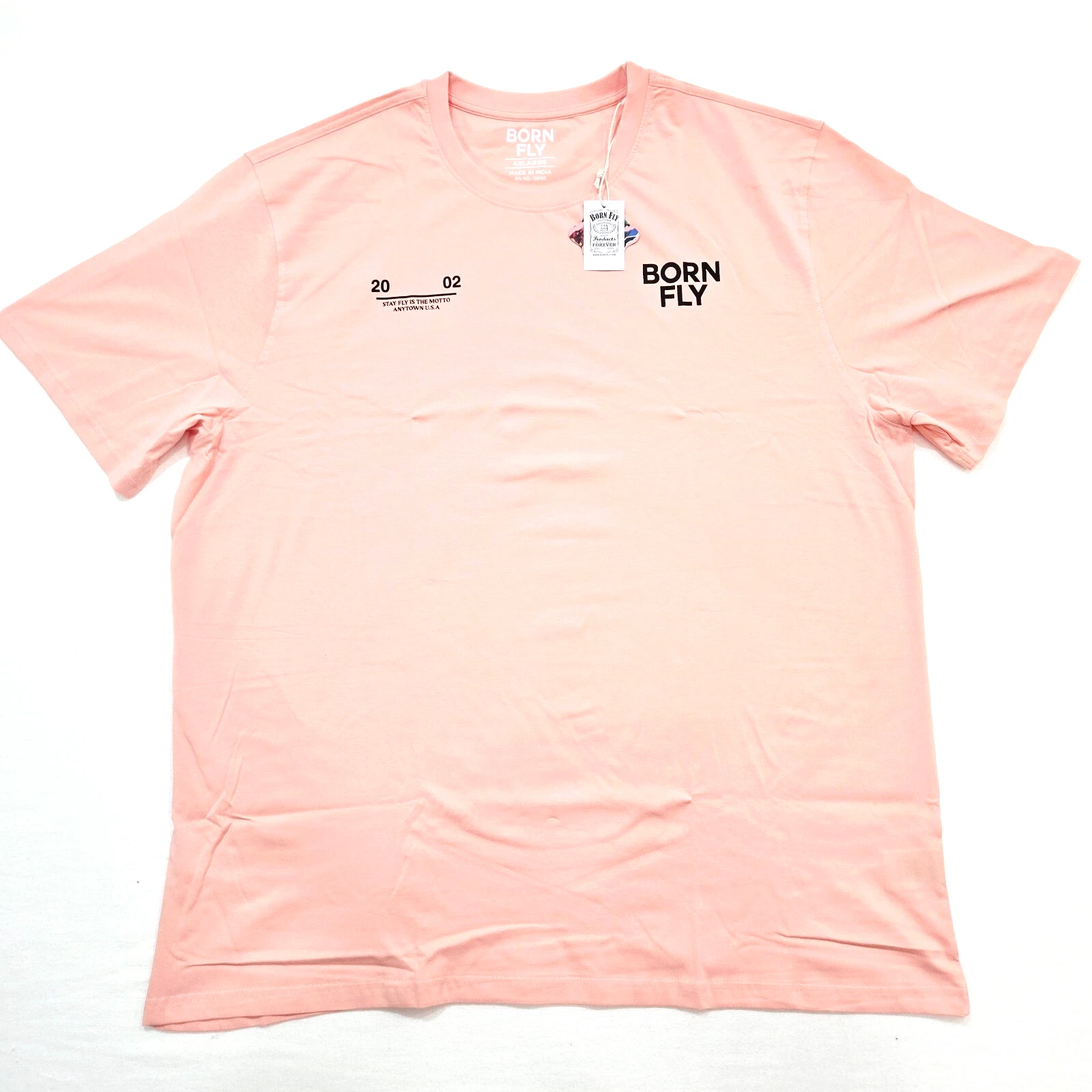 Born Fly Men's Big & Tall T-Shirt Salmon Pink Design Graphic TShirt Amazing Feel
Opens in a new wind