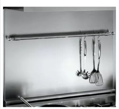 Bertazzoni BS30HERX 30  Stainless Backsplash w/ Utensil Bar #31710, or #32713 L1