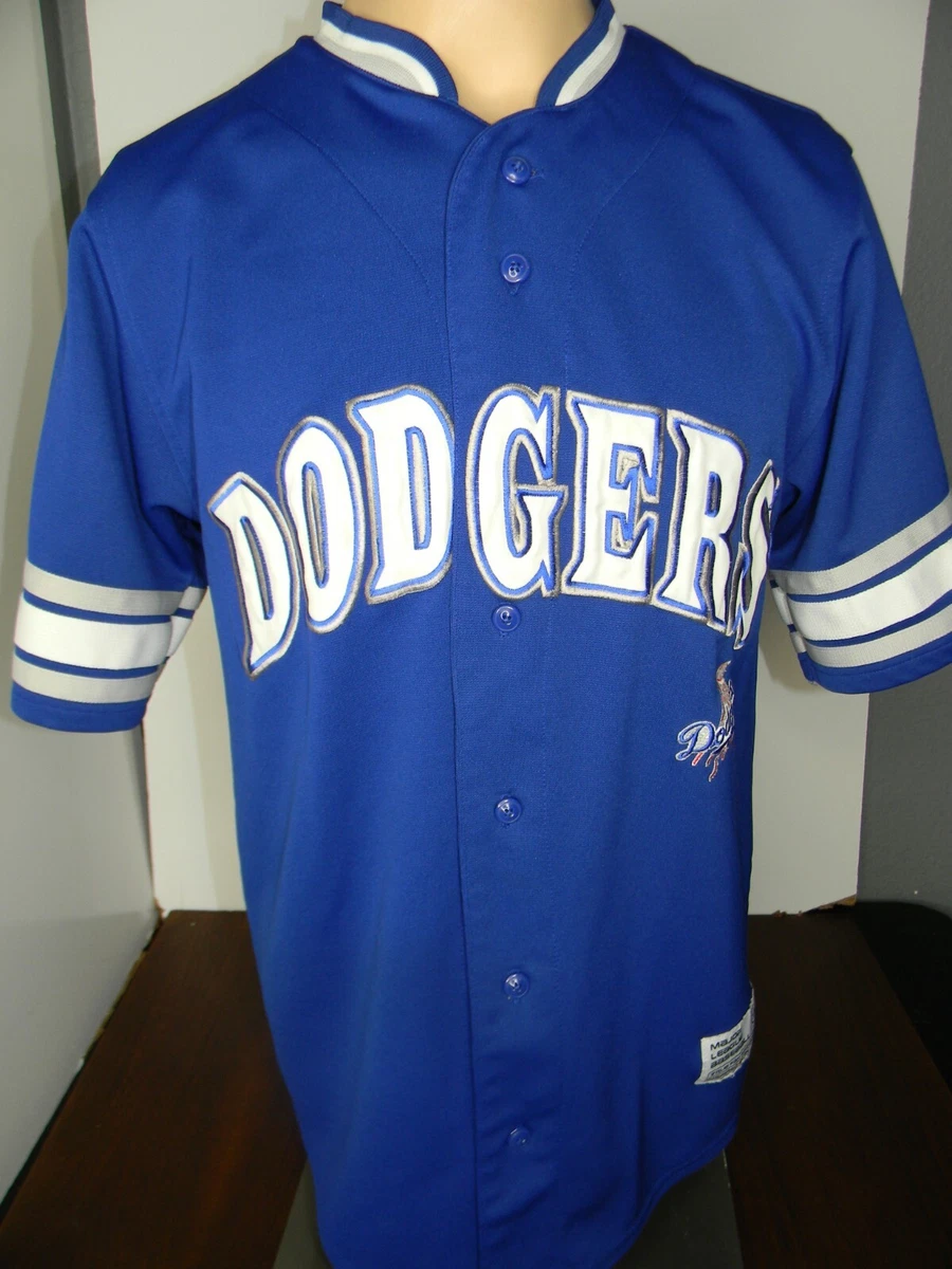 LOS ANGELES DODGERS blue baseball jersey TRUE FAN men's M NOMAR GARCIAPARRA