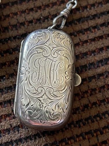 Beautiful Antique Hobé Brooch Chataline Sterling Silver - Picture 4 of 22