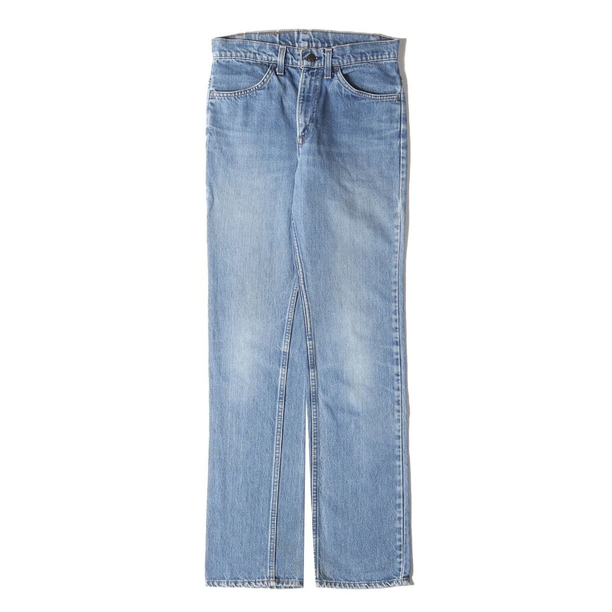 【80s】Levi's 519-0217 Vintage Levi 519 0217 Jeans Men 34 x 32 Blue Orange Tab