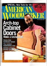 AMERICAN WOODWORKER MAGAZINE 11/2004-HOLIDAY PROJECT-COOLEST BOOKSHELVES EVER