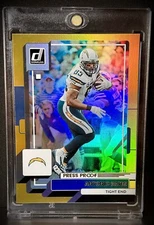 ANTONIO GATES RARE GOLD REFRACTOR INVESTMENT CARD LOS ANGELES CHARGERS