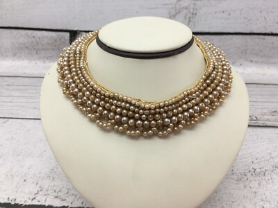 Vintage Baar E. Beards Inc A Top Hit Fashion Japan Pearl Collar Necklace 50's