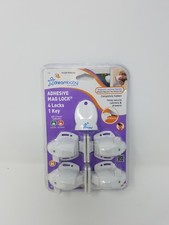Dreambaby Adhesive Mag Lock 4 Locks 1 Key Babyproof Magnetic Locking System