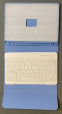 KBCASE iPad4/5th Gen Tablet Keyboard Case Light Blue