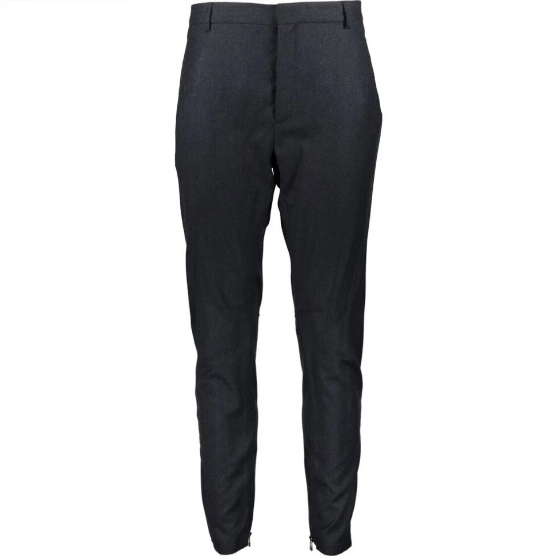 Lanvin — £695 LANVIN Paris Designer Wool & Cashmere Biker Trousers
