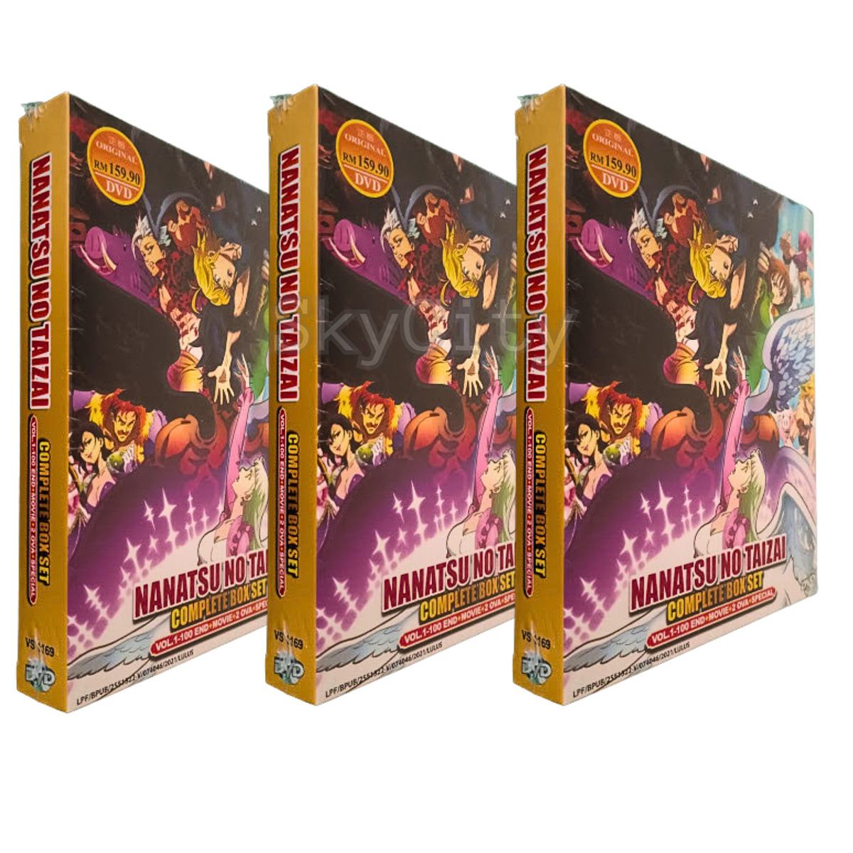 Anime DVD Nanatsu No Taizai The Seven Deadly Sins Season 1-5 + Movie + 2OVA  + SP