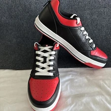 Airwalk Men’s Arena Composite Toe, Black/Red, Brand New, Mens Size 11 Wide (EE)