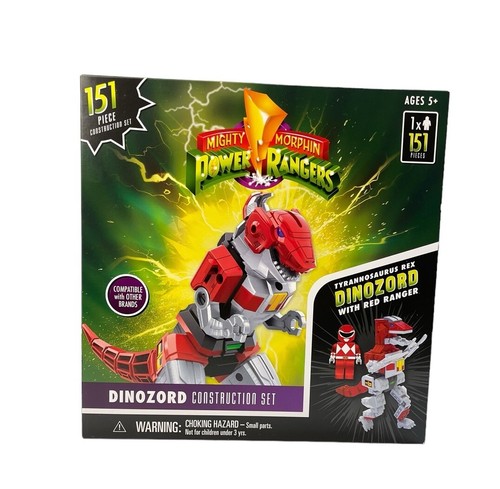 Mighty Morphin Power Rangers Dinozord Megazord Construction Complete Set of 4 - Picture 8 of 9