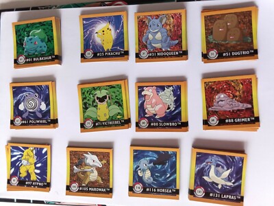 Pokemon Artbox Series 1  1999  Stickers to choose 1-150 - MINT
