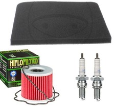 SUZUKI GS 450 L S TU E  80 - 83 Luftfilter Ölfilter Zündkerzen Wartungskit Set