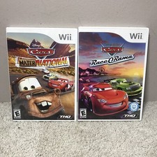 Cars: Mater-National Championship & Cars RaceORama Wii Game Lot