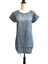 Life In Progress Womens Blue Lyocell Casual Dress - Small Life In Progress Womens Blue Lyocell Casual Dress - Small