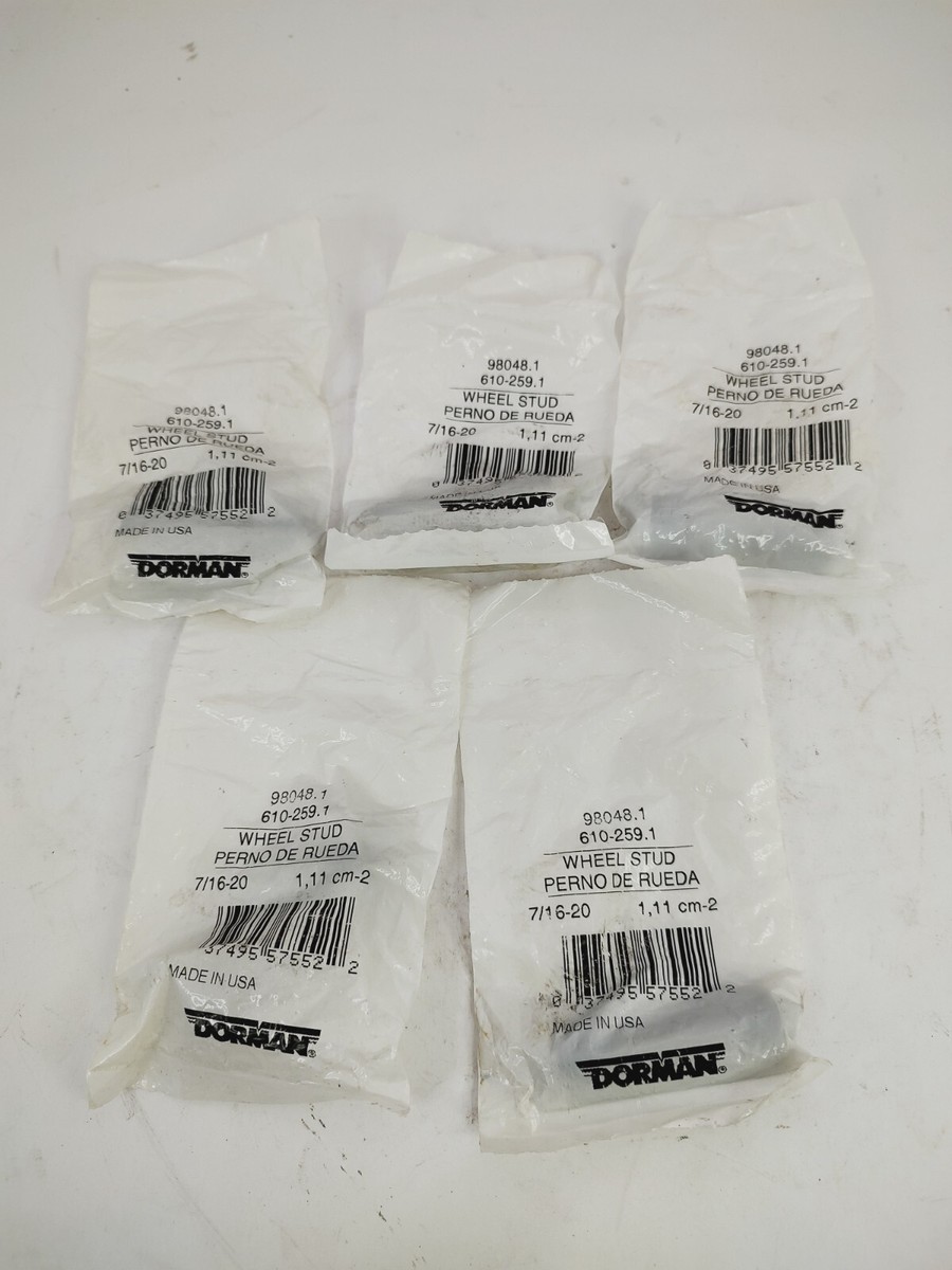 Dorman 610-259 610-259.1 Wheel Stud Pack of 5 | eBay