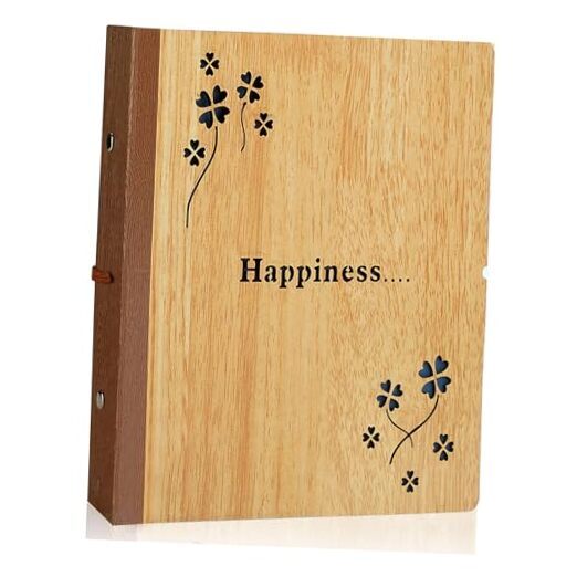 4x6 Photo Album 200 Photos Small Photo Album for 4x6 Happiness-4x6 Photo