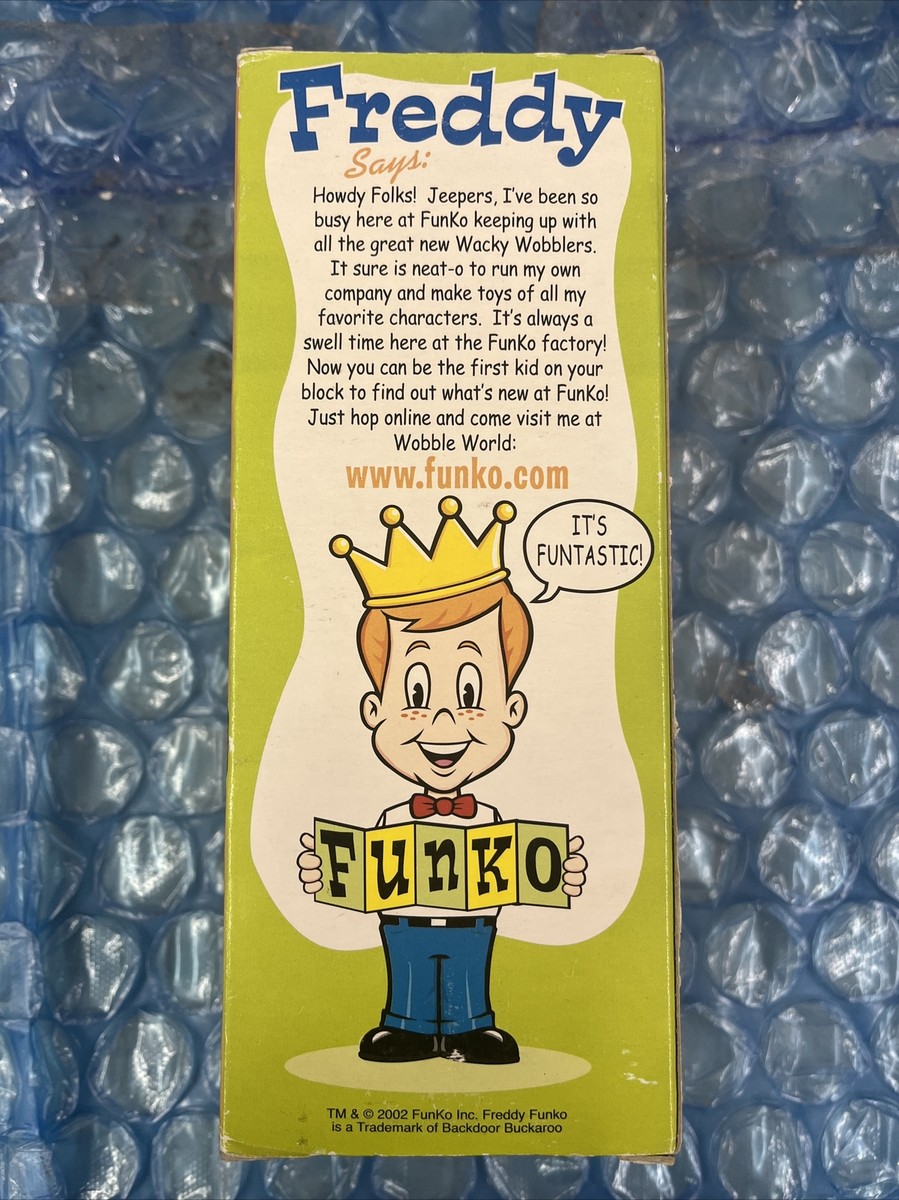 FUNKO wacky wobbler Freddy コミコン2005限定レア Funko Wacky Wobbler Freddy Funko Prince Comic-Con 2005-Rare
