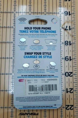 Pop Sockets Pop Grip Taube Weiß Marmor Handy Griff Halter  - Bild 2 von 2