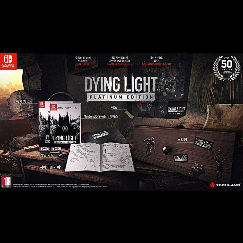 Dying Light Platinum Edition Nintendo Switch Game Korean