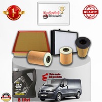 Inspektionskit Filter + ÖL Renault Trafic Ii 2.0 Dci 66KW 90CV Von 2008->